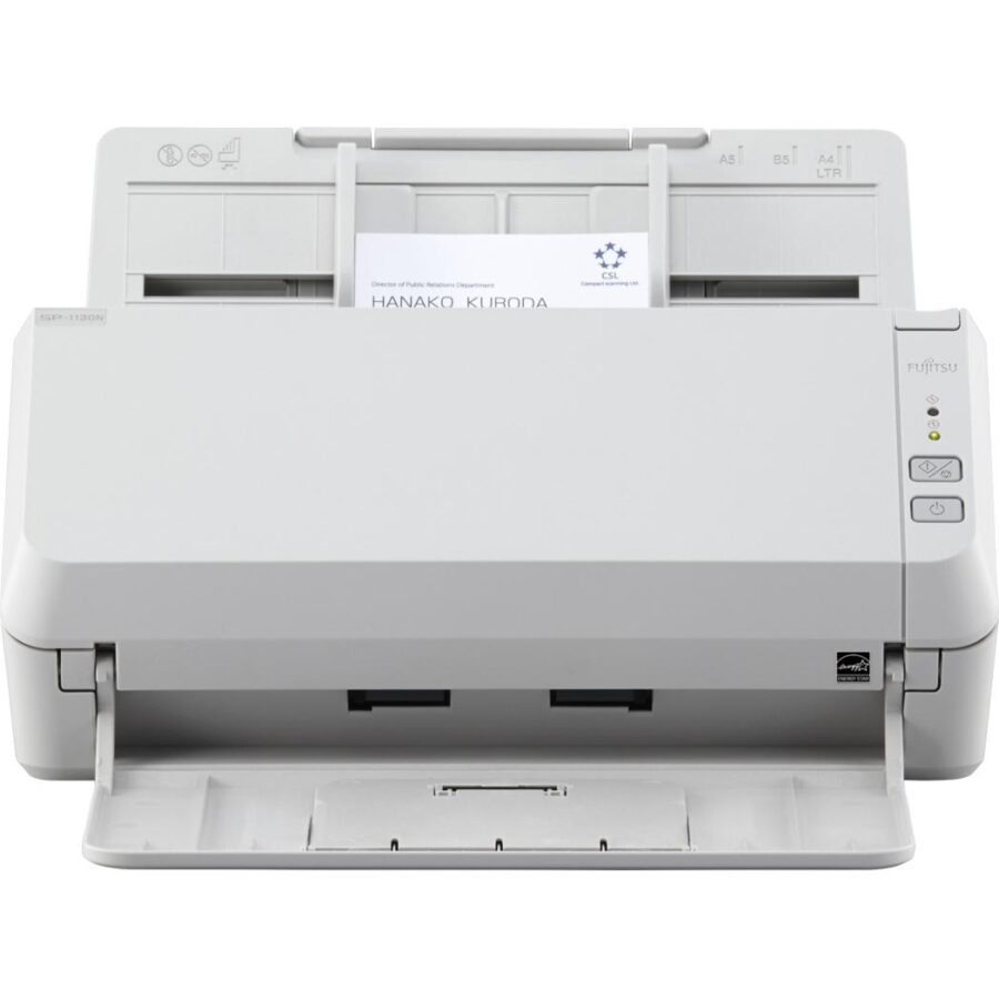 SP-1130N Документ сканер А4, двухсторонний, 30 стр/мин, автопод. 50 листов, USB 3.2, Gigabit Ethernet/ SP-1130N, Document scanner, A4, duplex, 30 ppm, ADF 50, USB 3.2, Gigabit Ethernet — изображение 4