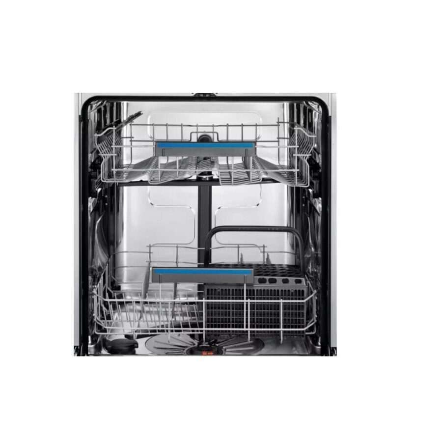 Встраиваемые посудомоечные машины ELECTROLUX/ загрузка на 13 комплектов посуды, сенсорное управление, 7 программ, 59.6x55x82 см, черный цвет, сушка: стандартная (конденсация), индикация на полу: луч — изображение 4