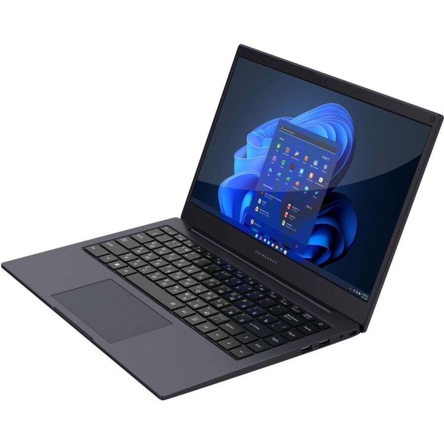 Ноутбук Maibenben Smart S14A--iN10UM 14"(1920x1080 (матовый) IPS)/Intel N-series N100(0.8Ghz)/8192Mb/512PCISSDGb/Int:Intel UHD Graphics/Cam/BT/WiFi/38WHr/war 1y/1.45kg/Dark Blue/Linux + Screen 60Hz, 250nits, 16:9 — изображение 2