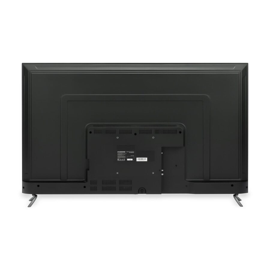 Телевизор LED Starwind 58" SW-LED58UG401 Яндекс.ТВ Frameless стальной 4K Ultra HD 60Hz DVB-T DVB-T2 DVB-C DVB-S DVB-S2 USB WiFi Smart TV — изображение 4