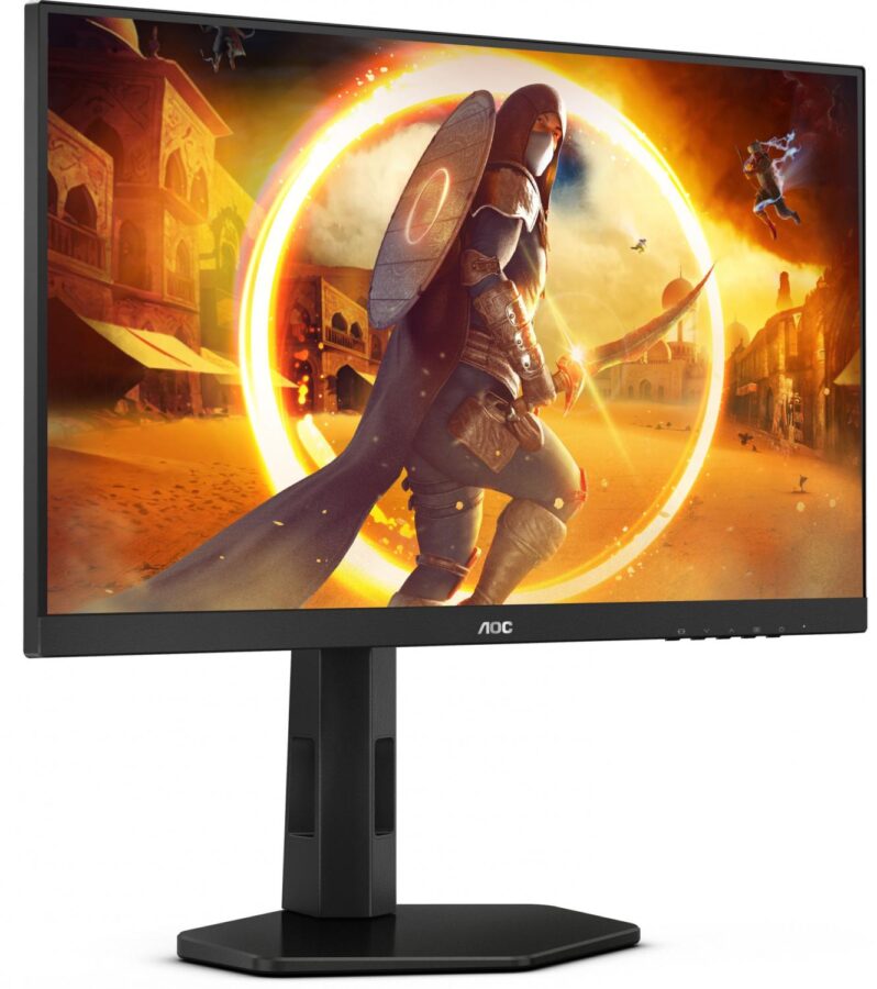 Монитор AOC 23.8" Gaming 24G4X черный IPS LED 16:9 HDMI M/M матовая HAS Piv 1300:1 300cd 170гр/160гр 1920x1080 180Hz DP FHD 4.4кг — изображение 2