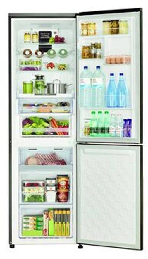 Холодильник Hitachi R-BG410PUC6 GBK 2-хкамерн. черный стекло инвертер — изображение 4