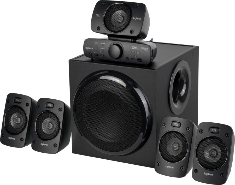 Колонки Logitech Z906 5.1 черный 1000Вт — изображение 2