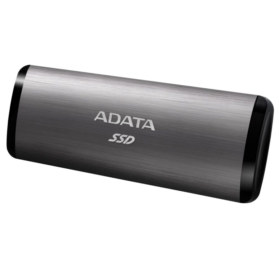 Твердотельный накопитель/ ADATA External SSD SE760, 2048GB, Type-C, USB 3.2 Gen2, R/W 1000/800 MB/s, 122x44x14mm, Titan-Gray (3 года) — изображение 4