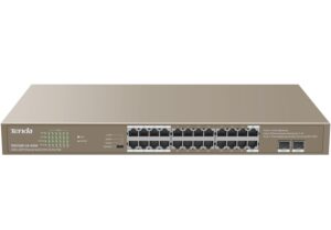 Купить Коммутатор Tenda TEG1126P-24-410W 24GE+2SFP Ethernet Switch With 24-Port PoE - 4D-14840165 из реестра по лучшей цене