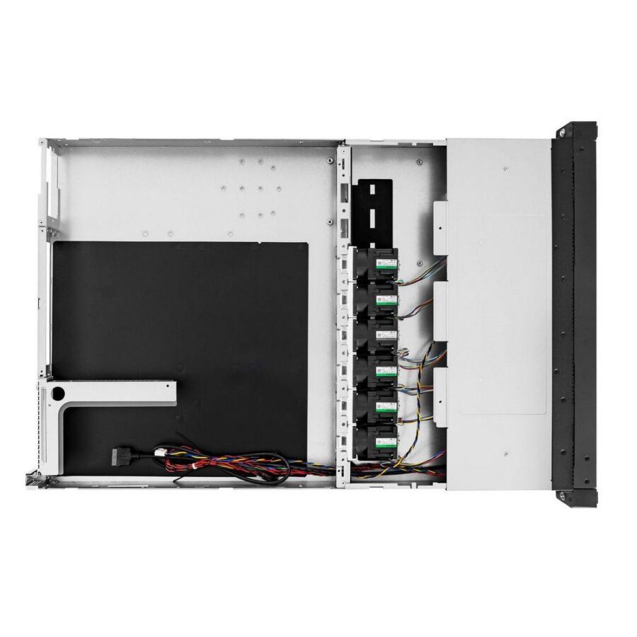 Корпус In-Win Компьютерный  IW-RS110-07  2*750W, AcBel R1BA2751A, with UL62368*2/PDB AcBel R1BU4751A/FAN 4056mm*6/SLIMSAS *10 BP/2.5"/3.5" hot-swap HDD tray (gray color) *10/EAR SET - ear+plastic holder/handle/28"RAIL/power cord*2/I/O shield universal/ Ri — изображение 3