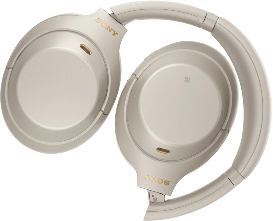 Гарнитура накладные Sony WH-1000XM4 1.2м серебристый беспроводные bluetooth оголовье (WH-1000XM4/SC) — изображение 3