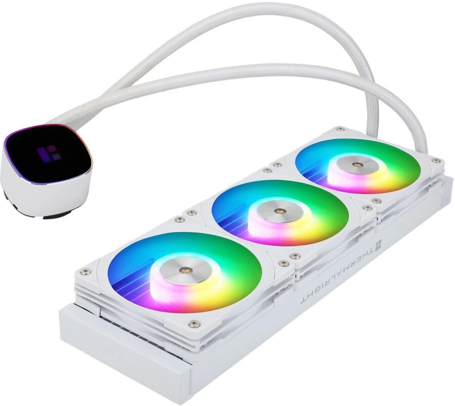 Система водяного охлаждения Thermalright Frozen Horizon 360 ARGB Soc-AM5/AM4/1151/1200/2066/1700 белый 4-pin 28.1dB Al Ret (F-HORIZON-360-WH) — изображение 2