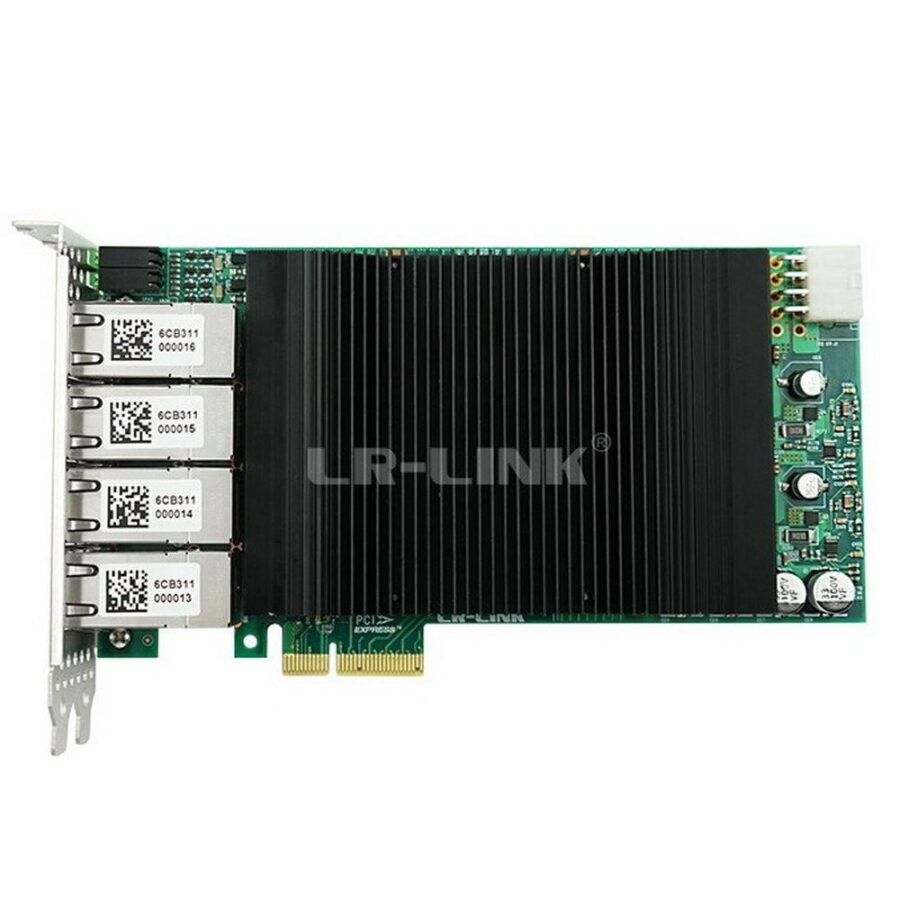 Сетевой адаптер Lr-Link LRES2008PT PCIe 2.1 x4, Intel i350, 8*RJ45 1G NIC Card, Dual Slot (302359) — изображение 2