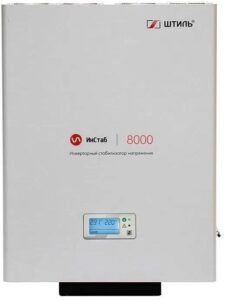 Купить Стабилизатор напряжения Штиль ИнСтаб IS8000 7200Вт 8000ВА белый - 4D-14622533 из реестра по лучшей цене