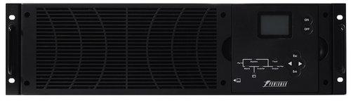 ИБП POWERMAN Online 10000 RT, LCD, двойного преобразования, стоечный/напольный, 10000ВА, 9000Вт, 2 розетки IEC 320 С13 2 шт+клеммная колодка. Защита от КЗ, импульсных всплесков сети, перегрузки, разряда и перезаряда батареи, USB, RS232, SNMP, EPO/ UPS POW — изображение 2