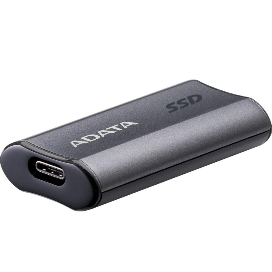 Твердотельный накопитель/ ADATA External SSD SC750, 2000GB, Type-C, USB 3.2 Gen2, R/W 1050/1000 MB/s, 53x28x12mm, Grey (5 лет) — изображение 3