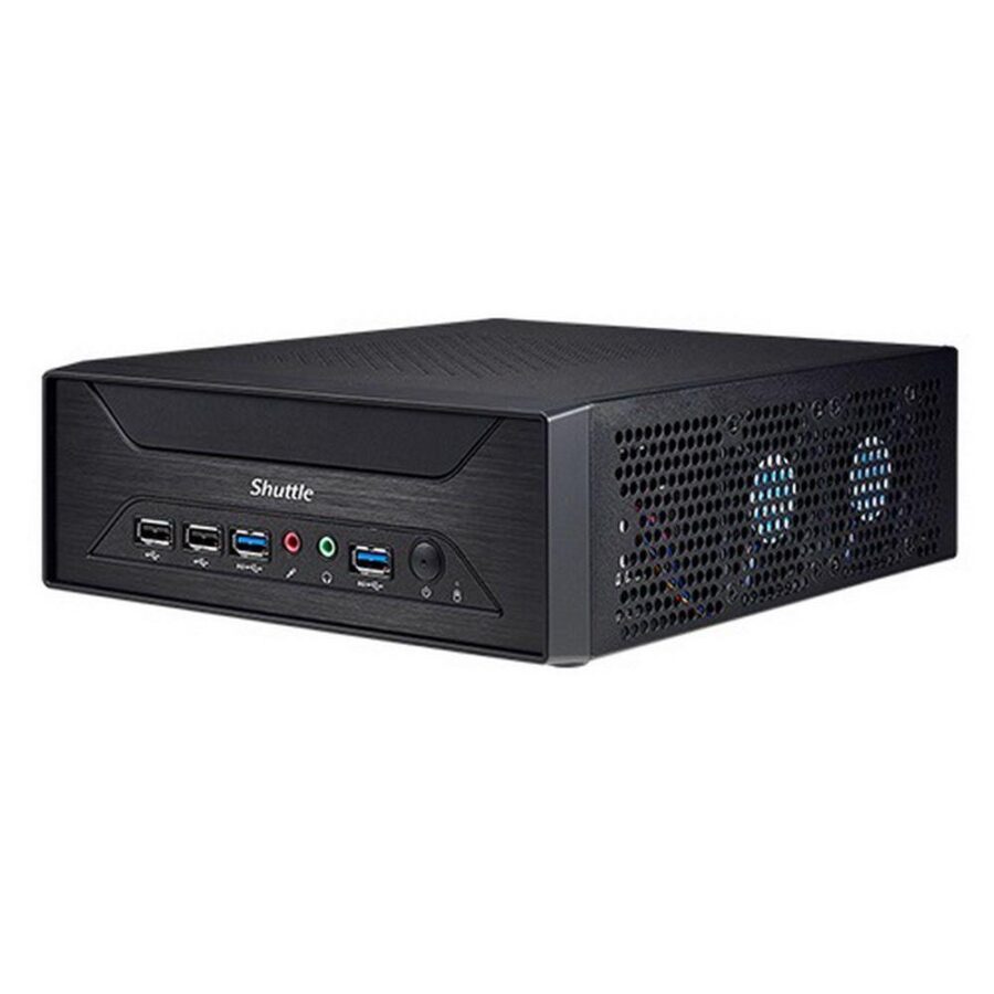 Платформа системного блока Shuttle XH510G 3L Support Rocket Lake-S LGA1200 65W CPU, 2 x DDR4, Max 64GB, HDMI + DP port dual display, 2.5" HDD / SSD bay, XPC DVD Driver, M.2 2280 Type M,M.2 2230 Type A,E,PCI-E X16, 4xUSB 2.0, 4xUSB 3.2, DP,RJ45, 180W adapt — изображение 2