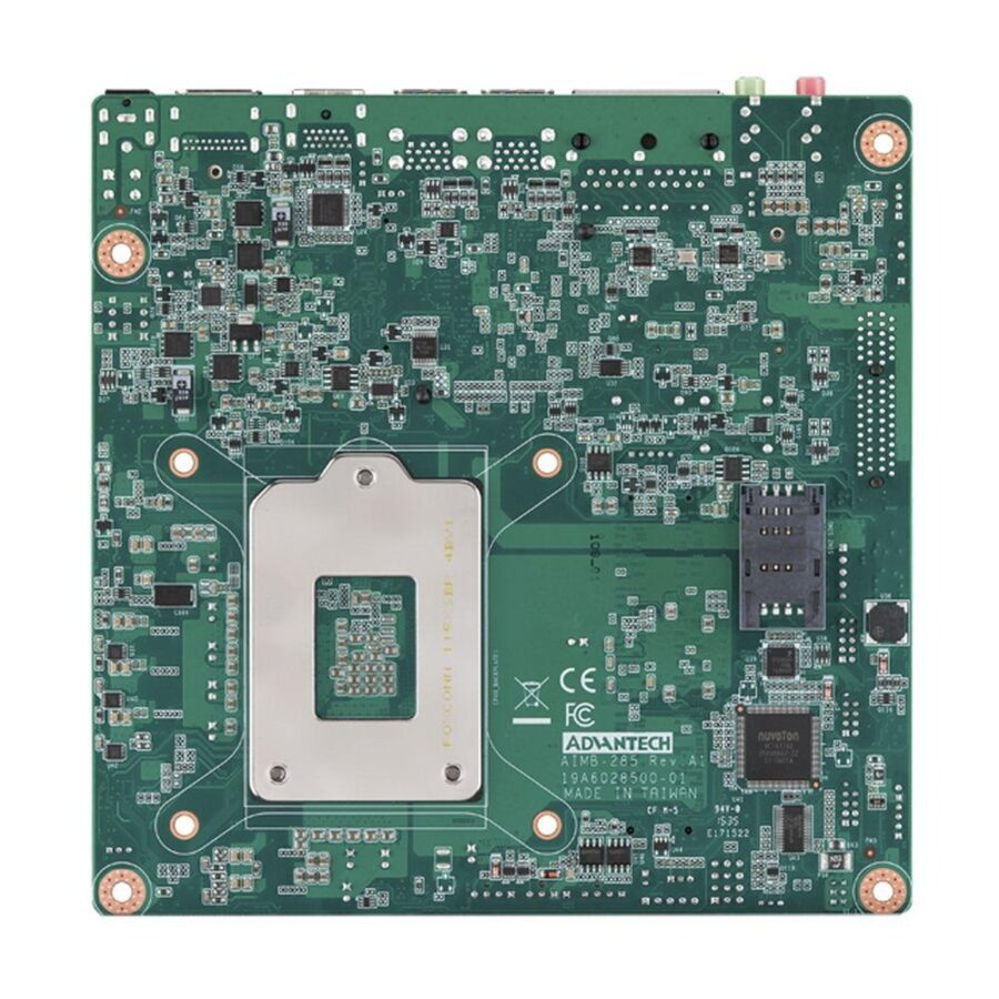 Материнская плата Advantech AIMB-285G2-00A2E Advantech Mini-ITX, Supports Intel® 7th & 6th Gen Core™ i processor (LGA1151) with Intel H110, with DP/HDMI/VGA, 2 COM, Dual LAN, PCIe x4, miniPCIe, DDR4, DC Input, (требуется установка батарейки CR2032) — изображение 3