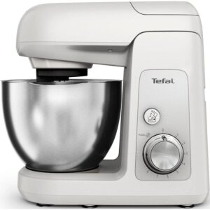 Купить Кухонная машина Tefal Bake Partner QB520B38 планетар.вращ. 1100Вт серый/серебристый - 4D-15274345 из реестра по лучшей цене
