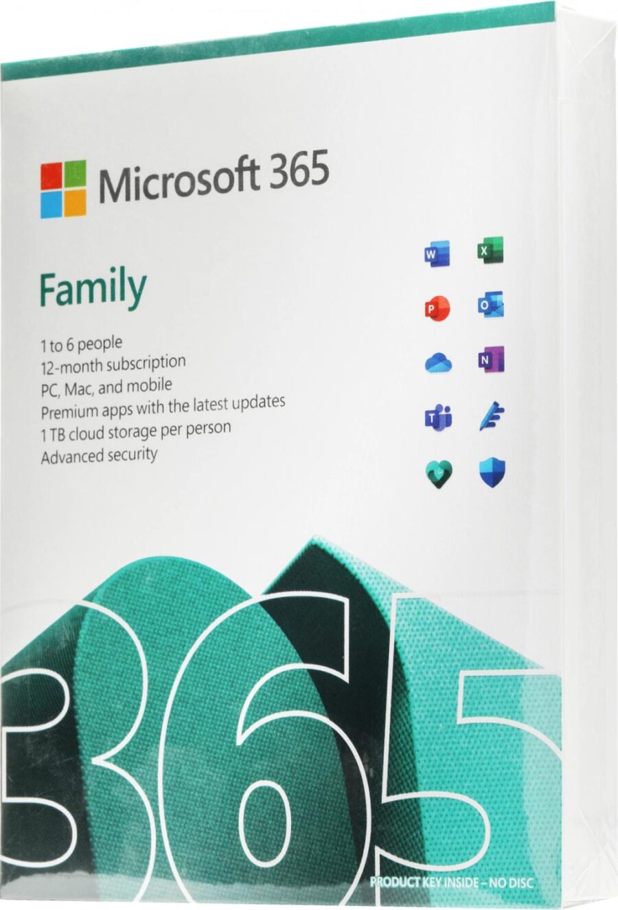 Офисное приложение Microsoft 365 для семьи 1 год (6GQ-01556)