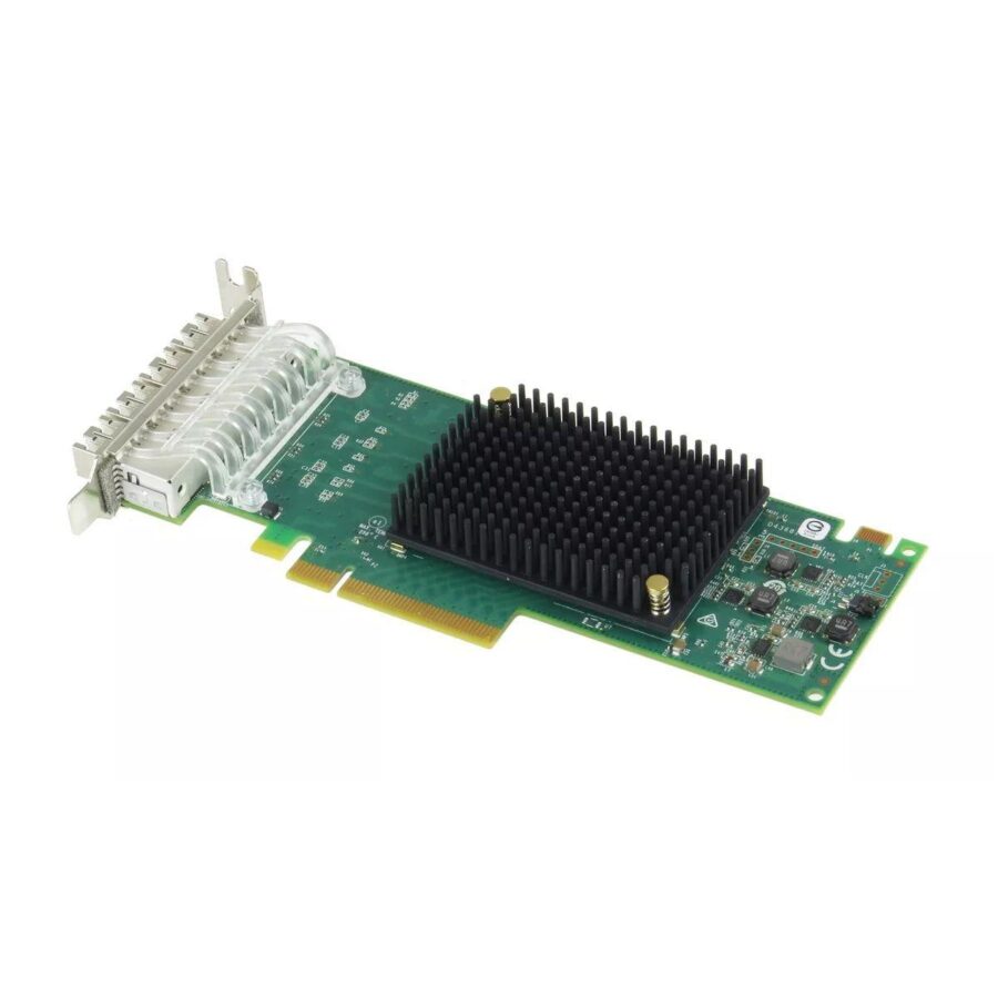 Сетевой адаптер Broadcom Emulex LPe31004-M6 Gen 6 (16GFC), 4-port, 16Gb/s, PCIe Gen3 x8, LC MMF 100m, трансиверы установлены. Not upgradable to 32GFC (011377) {5} — изображение 3