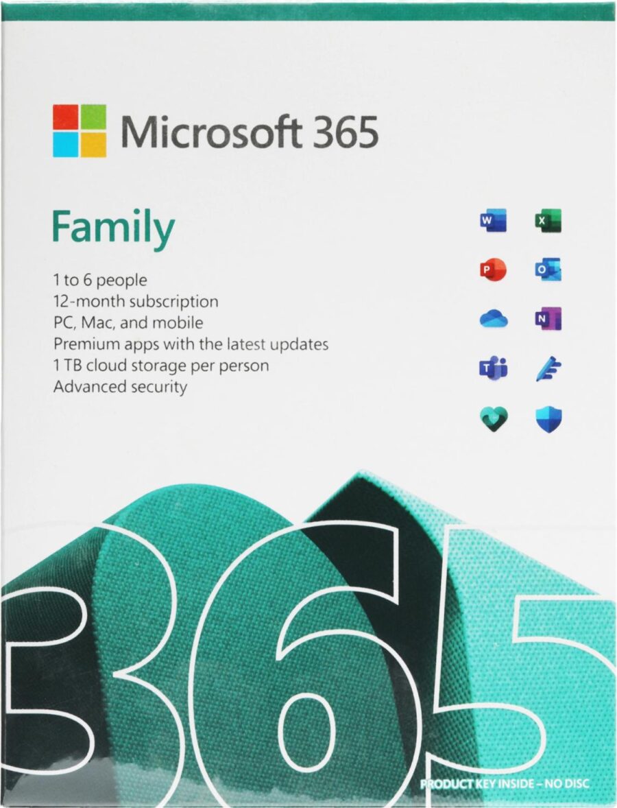 Офисное приложение Microsoft 365 для семьи 1 год (6GQ-01556) — изображение 2
