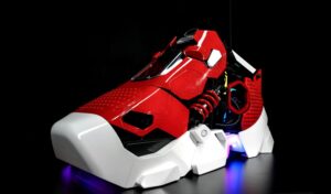 Купить Корпус без блока питания/ Case Cooler Master Sneaker-X CPT KIT, Mini-Tower, 1x120mm RGB + Water Cooling System Flux 360 Special Edition,  2xUSB 3.0, 850W SFX, mITX Black/Red/White - 4D-14093564 из реестра по лучшей цене