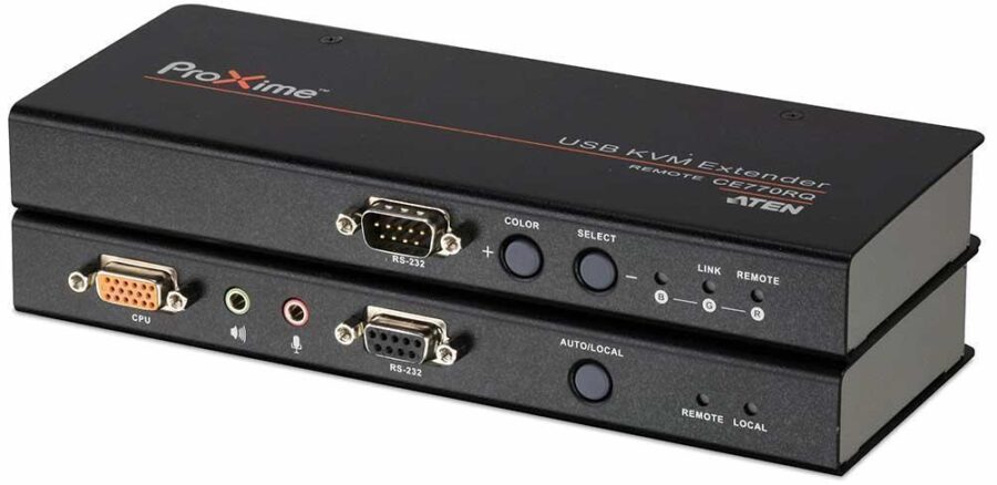 Удлинитель консоли (клав./мышь USB+мон.+аудио+RS232) на 200м/ USB KVM EXTENDER W/1.8M W/230V ADP — изображение 4