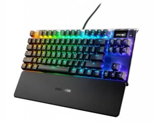 Купить Клавиатура Steelseries Apex 7 Red Switch Ru механическая черный USB Multimedia for gamer LED (подставка для запястий) (64642) - 4D-14227650 из реестра по лучшей цене