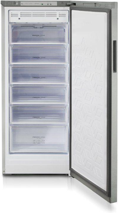 Морозильная камера Бирюса Б-M6046SN металлик — изображение 3