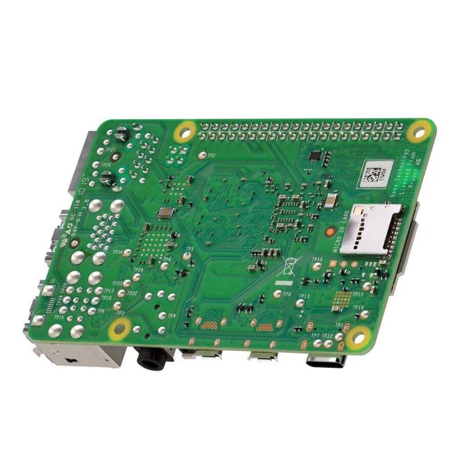 Одноплатный компьютер Raspberry Pi Raspberry Pi 4 Model B (RA608) Retail, 8GB RAM, Broadcom BCM2711 Quad core Cortex-A72 (ARM v8) 64-bit SoC @ 1.5GHz CPU, WiFi, Bluetooth, 40-pin GPIO, 2x USB 3.0, 2xUSB 2.0,2x micro-HDMI, Разъем питания USB-C (RASP4888/RP — изображение 3
