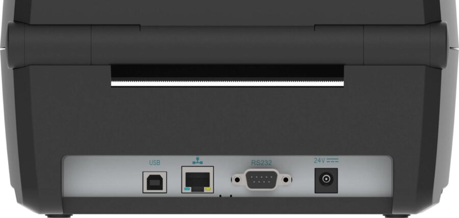 Термопринтер Meferi MP4000D (MP4000D-TR2P111W0B1) 203dpi 152мм/с/USB/RS232/Eth/BT для печ.накл. черный — изображение 3