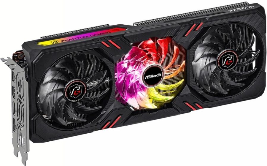 Видеокарта Asrock PCI-E 4.0 RX7600 PG 8GO AMD Radeon RX 7600 8Gb 128bit GDDR6 2355/18000 HDMIx1 DPx3 HDCP Ret — изображение 2