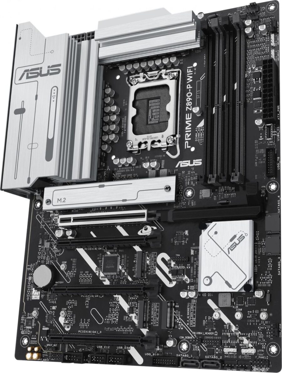 Материнская плата Asus PRIME Z890-P WIFI Soc-1851 Intel Z890 4xDDR5 ATX AC`97 8ch(7.1) 2.5Gg RAID+HDMI+DP — изображение 4