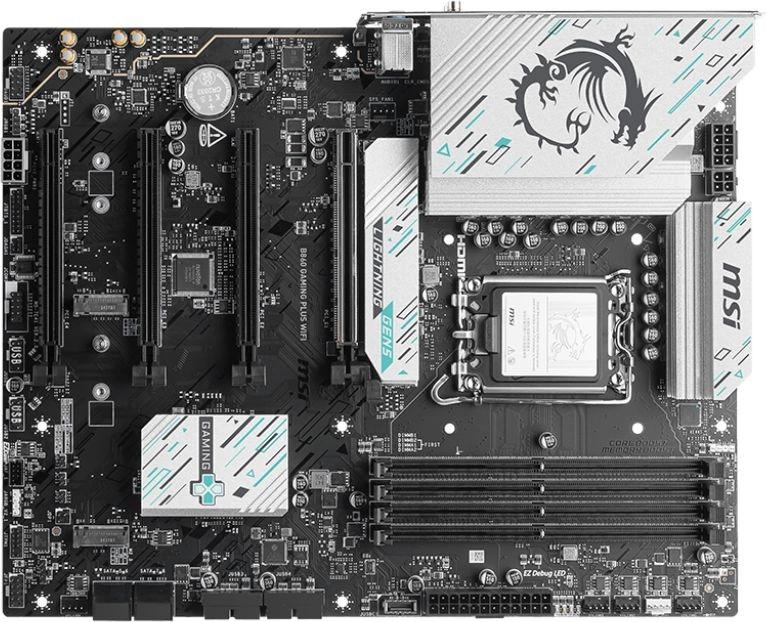 Материнская плата MSI B860 GAMING PLUS WIFI Soc-1851 Intel B860 4xDDR5 ATX AC`97 8ch(7.1) 5Gigabit RAID+HDMI+DP