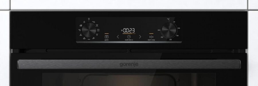 Встраиваемые электрические духовки GORENJE/ Духовой шкаф, Полезный объем: 77 л,Класс энергопотребления: A, Сенсорный программатор IconLED, Конструкция: Встраиваемая, Ширина: 595 мм, Высота: 595 мм, черный — изображение 4