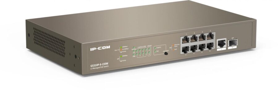 Коммутатор IP-Com G5310P-8-150W (L3) 8x1Гбит/с 1xКомбо(1000BASE-T/SFP) 1SFP 8PoE 130W управляемый — изображение 4