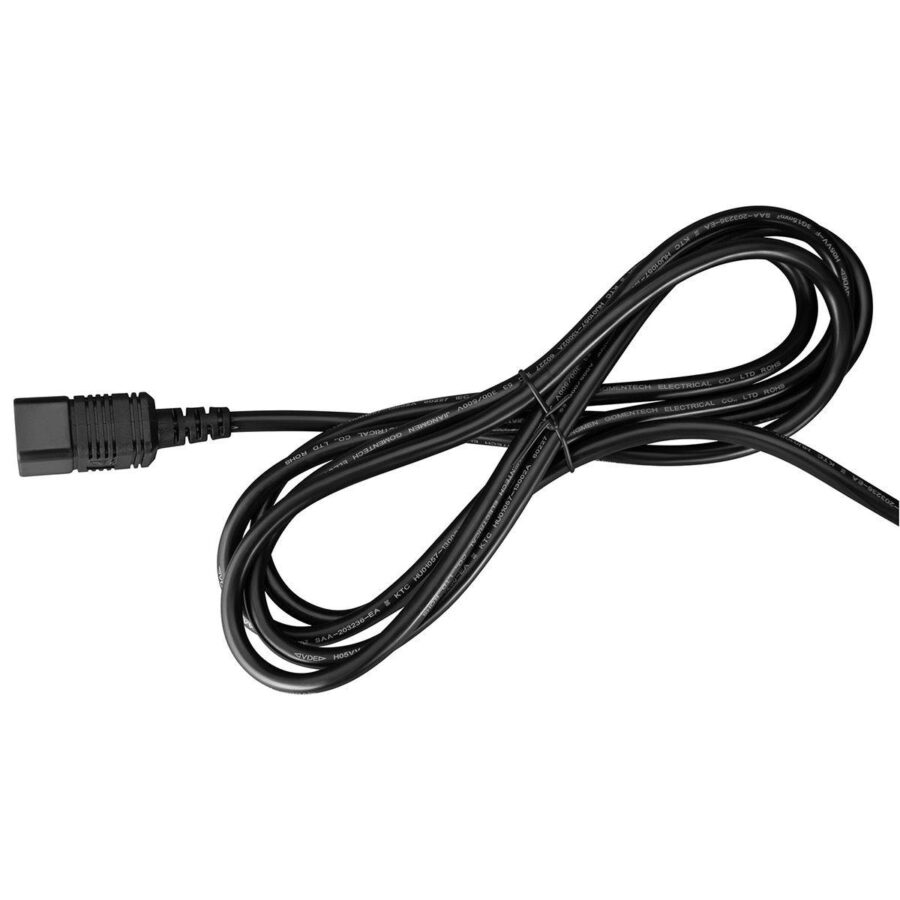 Блок распределения питания IPPON Блок распределения питания PDU Ippon Basic 0U (1546799) верт.размещ. 20xC13 4xC19 базовые 16A EN 60320 С — изображение 2