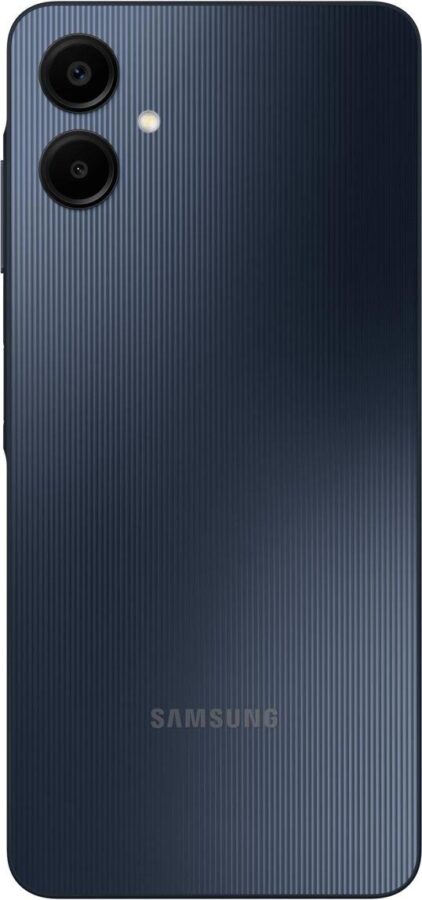 Смартфон Samsung SM-A065F Galaxy A06 128Gb 4Gb черный моноблок 3G 4G 2Sim 6.7" 720x1600 Android 14 50Mpix 802.11 a/b/g/n/ac GPS GSM900/1800 GSM1900 TouchSc microSD max1024Gb — изображение 3