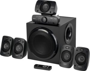 Купить Колонки Logitech Z906 5.1 черный 1000Вт - 4D-14340846 из реестра по лучшей цене