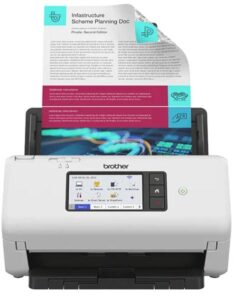 Купить Сканер Brother Документ-сканер ADS-4700W, 40 стр/мин, цветной, 1200 dpi, Duplex, ADF80, Wi-Fi, USB 3.0,Touch Screen 10,9 см, Scan to Net, Ex.ADS-2800W - 4D-14047446 из реестра по лучшей цене