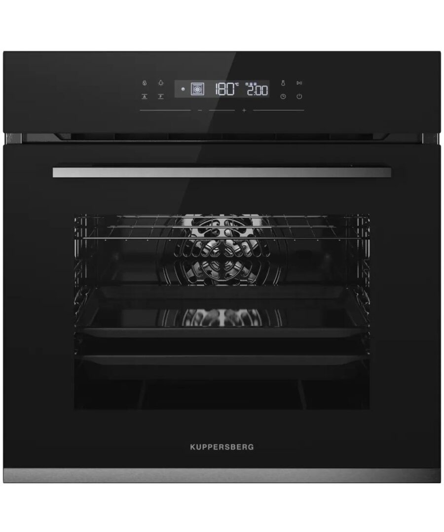 Встраиваемый духовой шкаф KUPPERSBERG/ Встраиваемый духовой шкаф KUPPERSBERG, High-Tech, объем 73 л, 10 режимов, сенсорное управление, дисплей, таймер, 6 авто программ, гидролизная очистка, телескопические направляющие на одном уровне, поддержание темпера