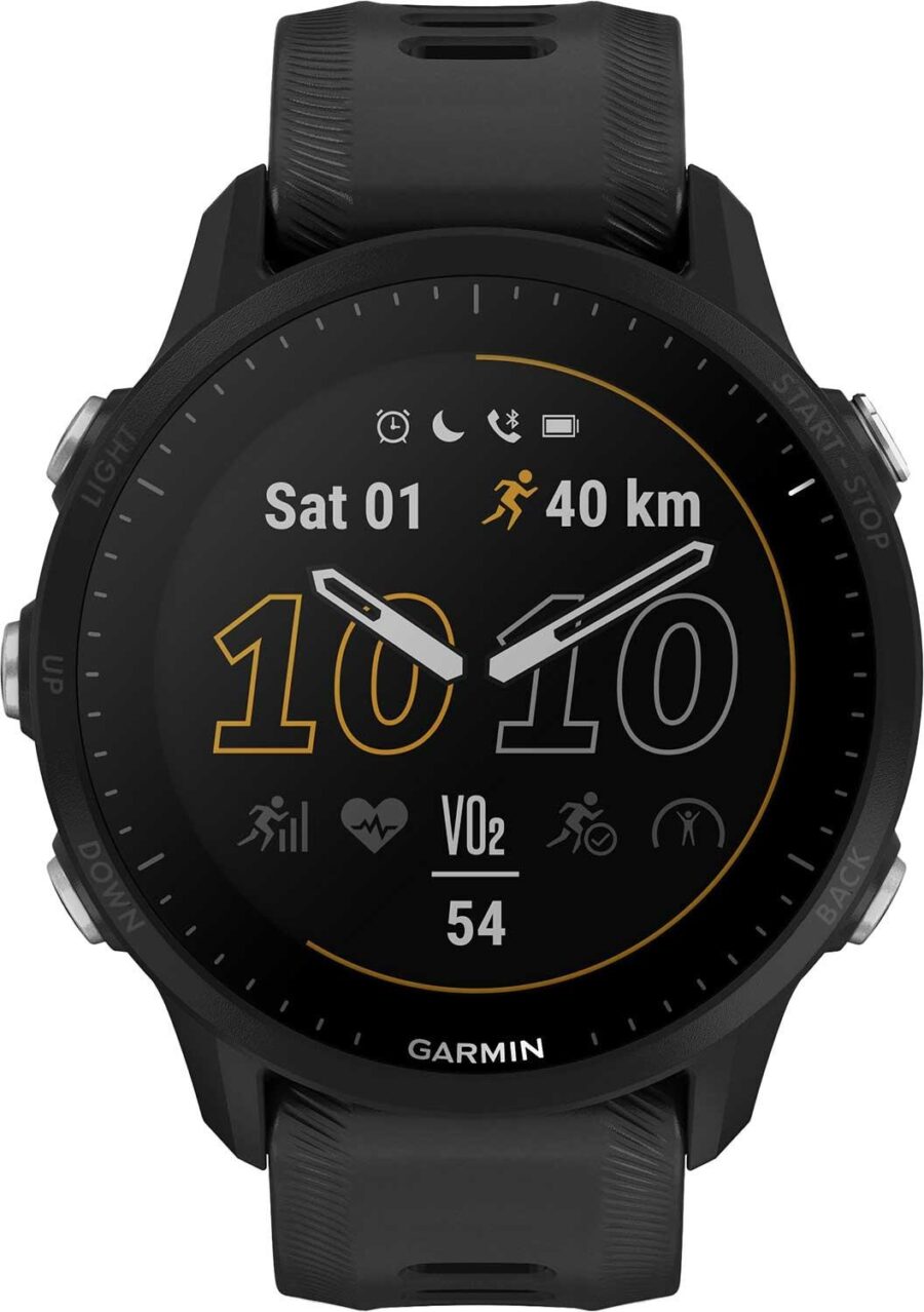Смарт-часы Garmin Forerunner 955 33мм 1.3" корп.черный рем.черный разм.брасл.:130-220мм (010-02638-30) — изображение 2