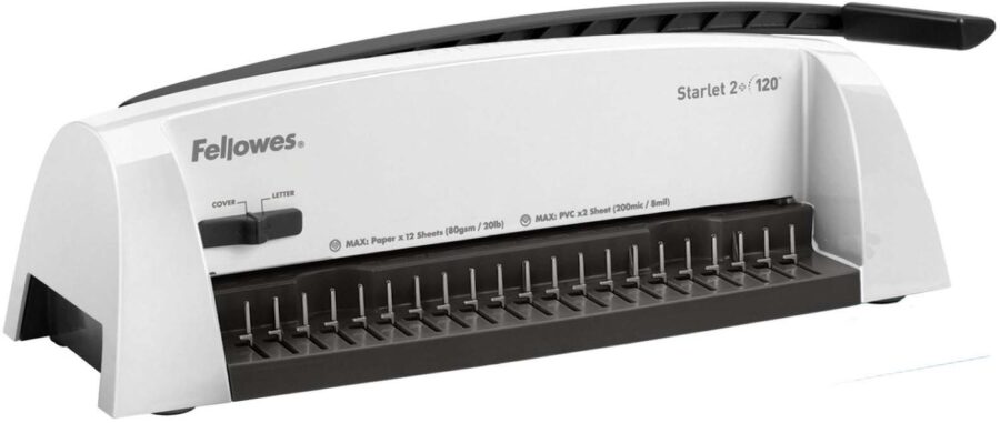 Переплетчик Fellowes STARLET 2+ на пластиковую пружину, сшивает до 120 лст., перфорирует 12 лст. Переплетчик Fellowes STARLET 2+ — изображение 3