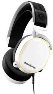 Купить Наушники с микрофоном Steelseries Arctis Pro + GameDAC белый 3м мониторные оголовье (61454) - 4D-15232506 из реестра по лучшей цене