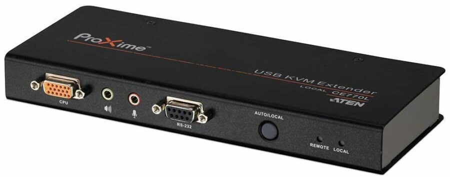 Удлинитель консоли (клав./мышь USB+мон.+аудио+RS232) на 200м/ USB KVM EXTENDER W/1.8M W/230V ADP
