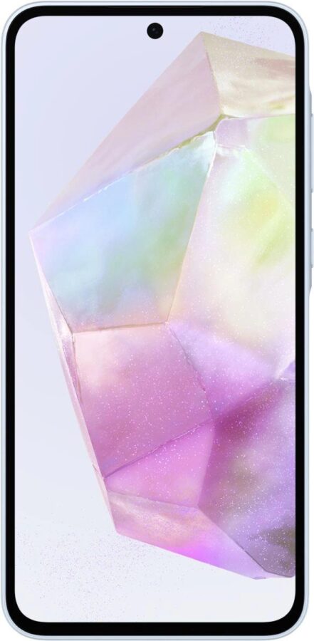 Смартфон Samsung SM-A356E Galaxy A35 5G 128Gb 8Gb голубой моноблок 3G 4G 2Sim 6.6" 1080x2340 Android 14 50Mpix 802.11 a/b/g/n/ac/ax NFC GPS GSM900/1800 GSM1900 TouchSc Protect microSD max1024Gb — изображение 2