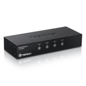 Купить Переключатель консоли (KVM) TRENDnet 4-port DVI KVM Switch Kit RTL {6} - 4D-13303554 из реестра по лучшей цене