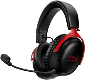 Купить Наушники с микрофоном HyperX Cloud III черный/красный мониторные Radio оголовье (77Z46AA) - 4D-14010328 из реестра по лучшей цене