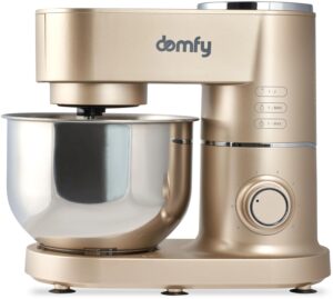 Купить Миксер планетарный Domfy DSC-KM301 1200Вт золотистый - 4D-14085284 из реестра по лучшей цене
