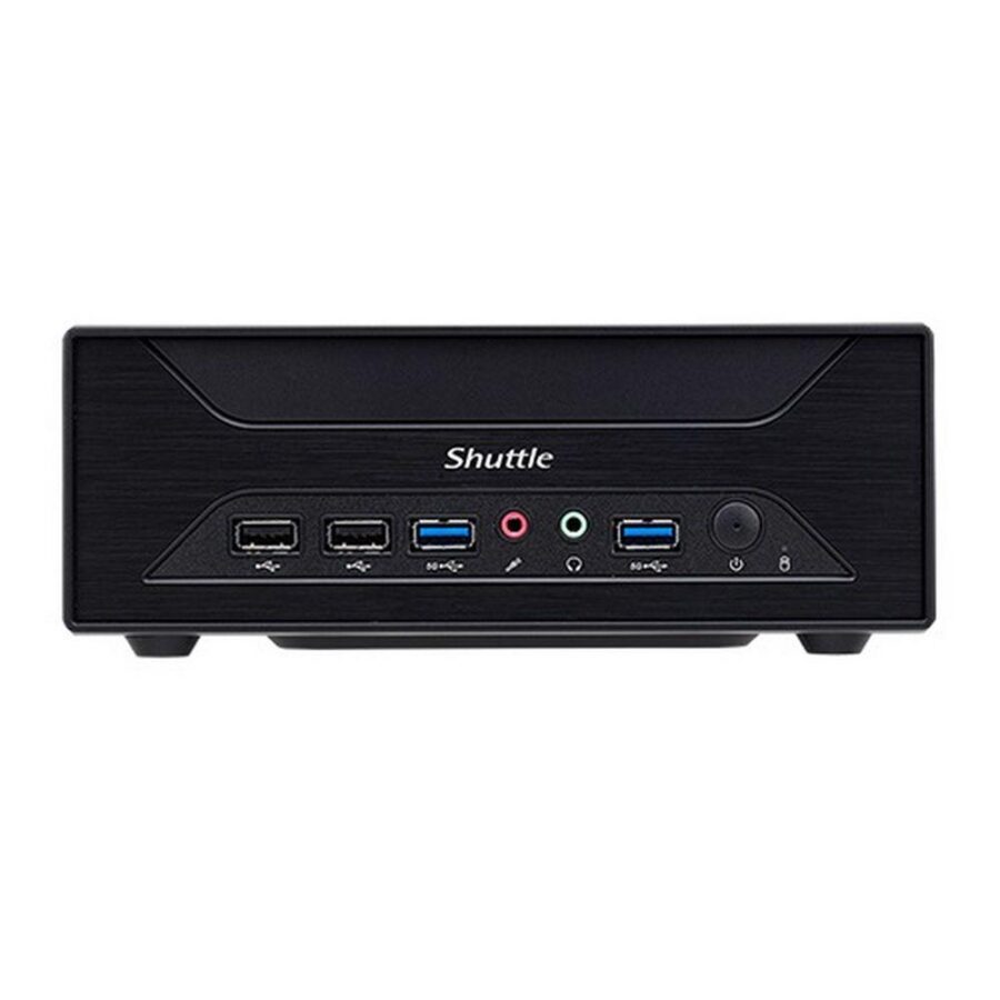 Платформа системного блока Shuttle XH510G 3L Support Rocket Lake-S LGA1200 65W CPU, 2 x DDR4, Max 64GB, HDMI + DP port dual display, 2.5" HDD / SSD bay, XPC DVD Driver, M.2 2280 Type M,M.2 2230 Type A,E,PCI-E X16, 4xUSB 2.0, 4xUSB 3.2, DP,RJ45, 180W adapt — изображение 3