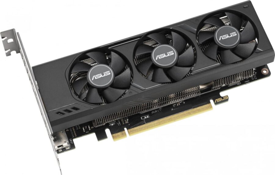 Видеокарта Asus PCI-E 4.0 RTX4060-O8G-LP-BRK NVIDIA GeForce RTX 4060 8Gb 128bit GDDR6 2490/17000 HDMIx2 DPx2 HDCP Ret low profile — изображение 2