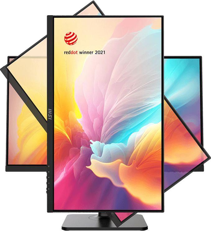 Монитор MSI 23.8" Modern MD2412P черный IPS LED 1ms 16:9 HDMI M/M матовая HAS Piv 300cd 178гр/178гр 1920x1080 100Hz FreeSync FHD USB 4.65кг — изображение 3