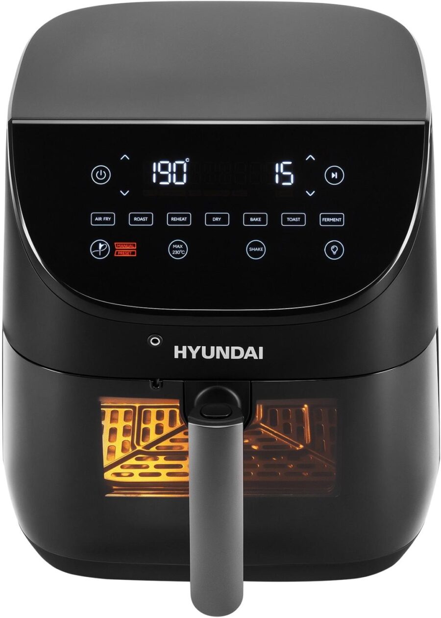 Аэрогриль Hyundai HYF-9090 1700Вт черный/черный — изображение 4